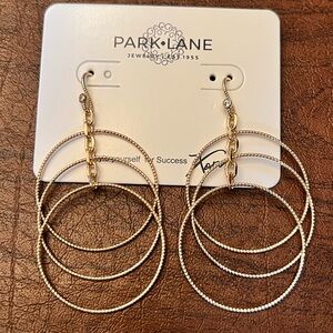 Park Lane Tempo Multi-Hoop Gold Earrings | Featherlight | New